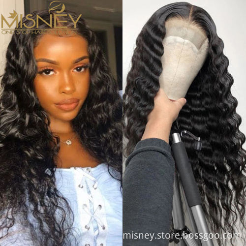 Loose Deep Wave Human Hair Wigs 13x4 Loose Wave Lace Front Wig For Women HD Lace Wig Pre Plucked Cheap Human Hair Wig